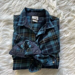 The North Face Blue Plaid Flannel med